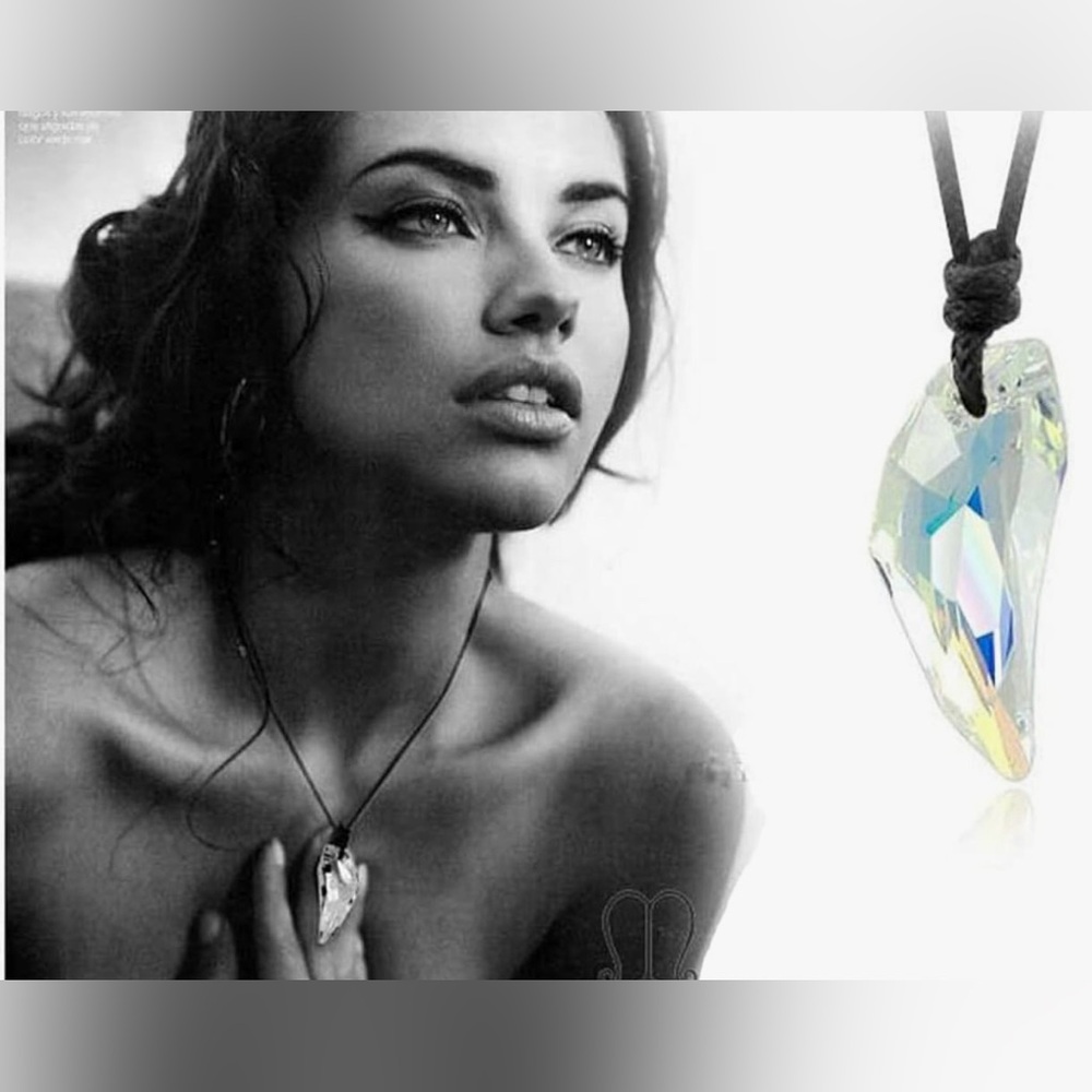 Wolf Teeth Crystal like Necklace